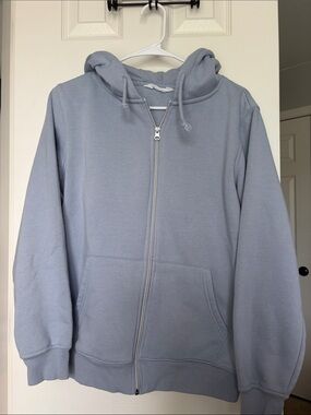 Primark Light Blue Zip-Up Hoodie